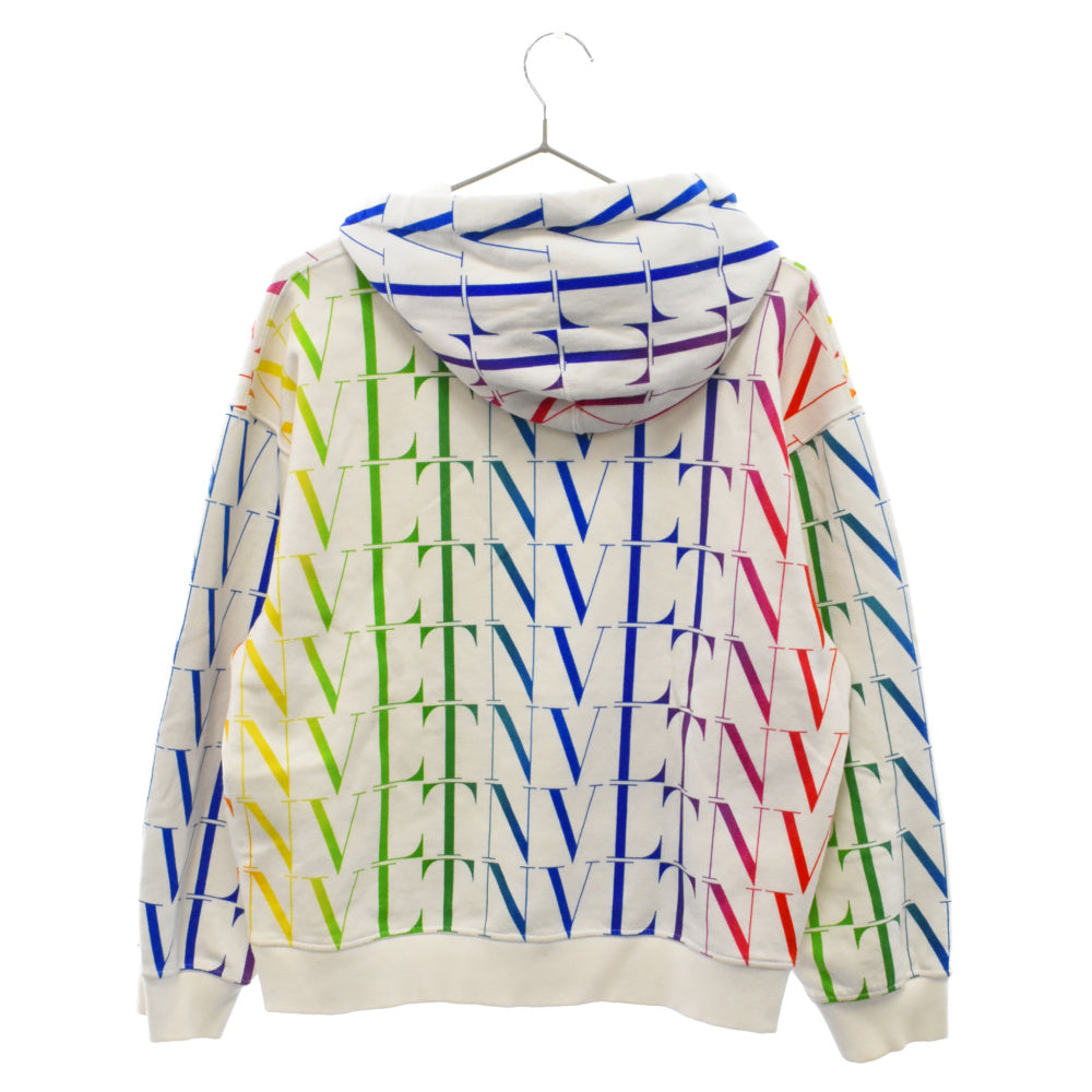 VALENTINO(ヴァレンチノ) 21SS VLTN Times Hooded Sweatshirt VLTNタイムズフーデッドスウェット パーカー VV3MF15P795 ホワイト