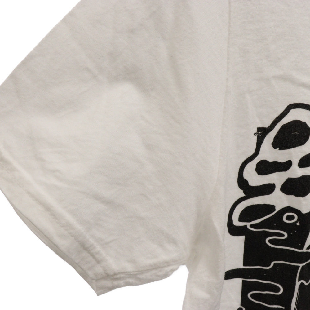 SUBLIME(サブライム) ロゴスカルプリント半袖Tシャツ ホワイト
