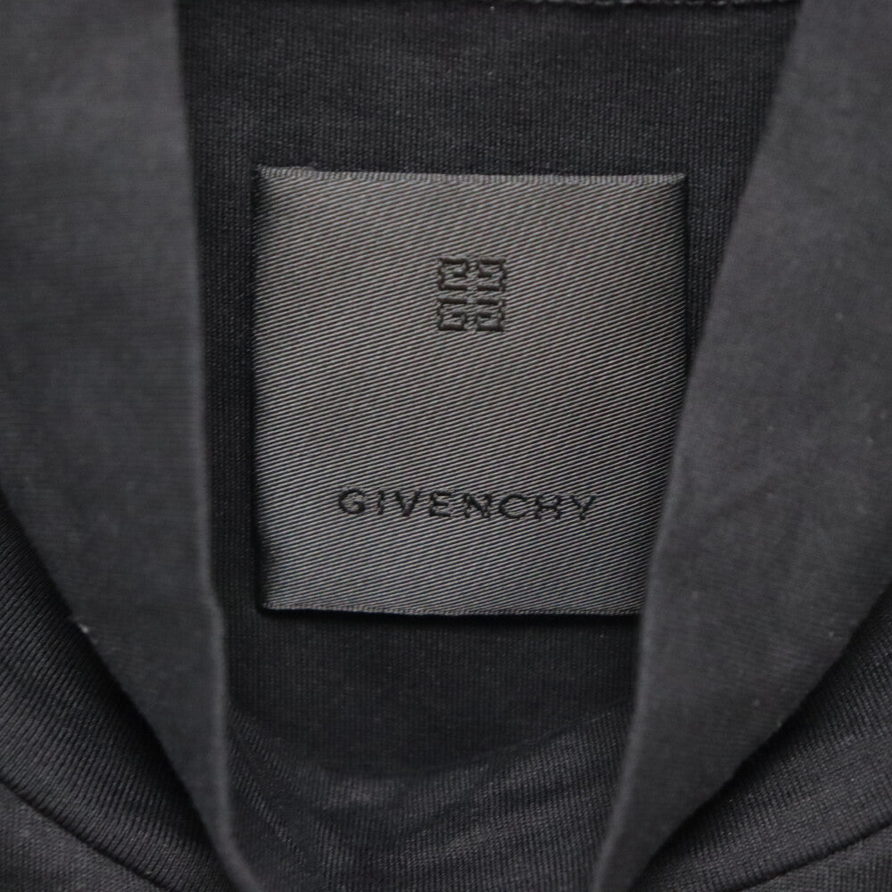 GIVENCHY(ジバンシィ) 4G EMBROIDERED TURTLENECK TEE 4G エンブロイダード タートルネック Tシャツ 半袖カットソー BM712G3Y6B ブラック