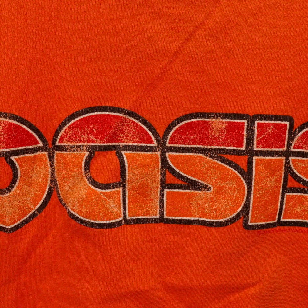VINTAGE(ヴィンテージ) 00s Oasis Standing On The Shoulders Of Giants Tour Shirt オアシス ツアー バンド クルーネック半袖Tシャツ オレンジ SCREEN STARSタグ