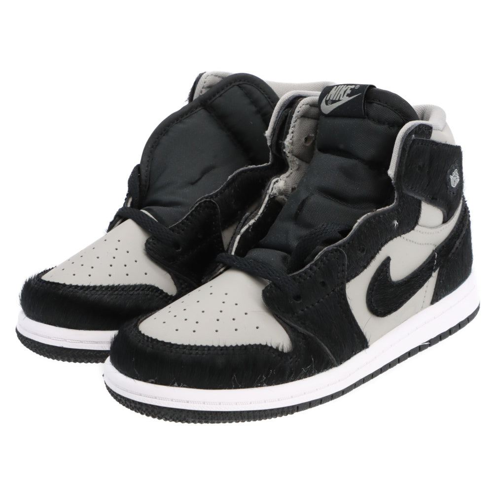 NIKE(ナイキ) TD Air Jordan 1 Retro High OG Medium Grey TDエアジョーダン1 レトロ ハイ OG ミディアムグレー ハイカットスニーカー キッズ FB1313-001 10C/16.0cm