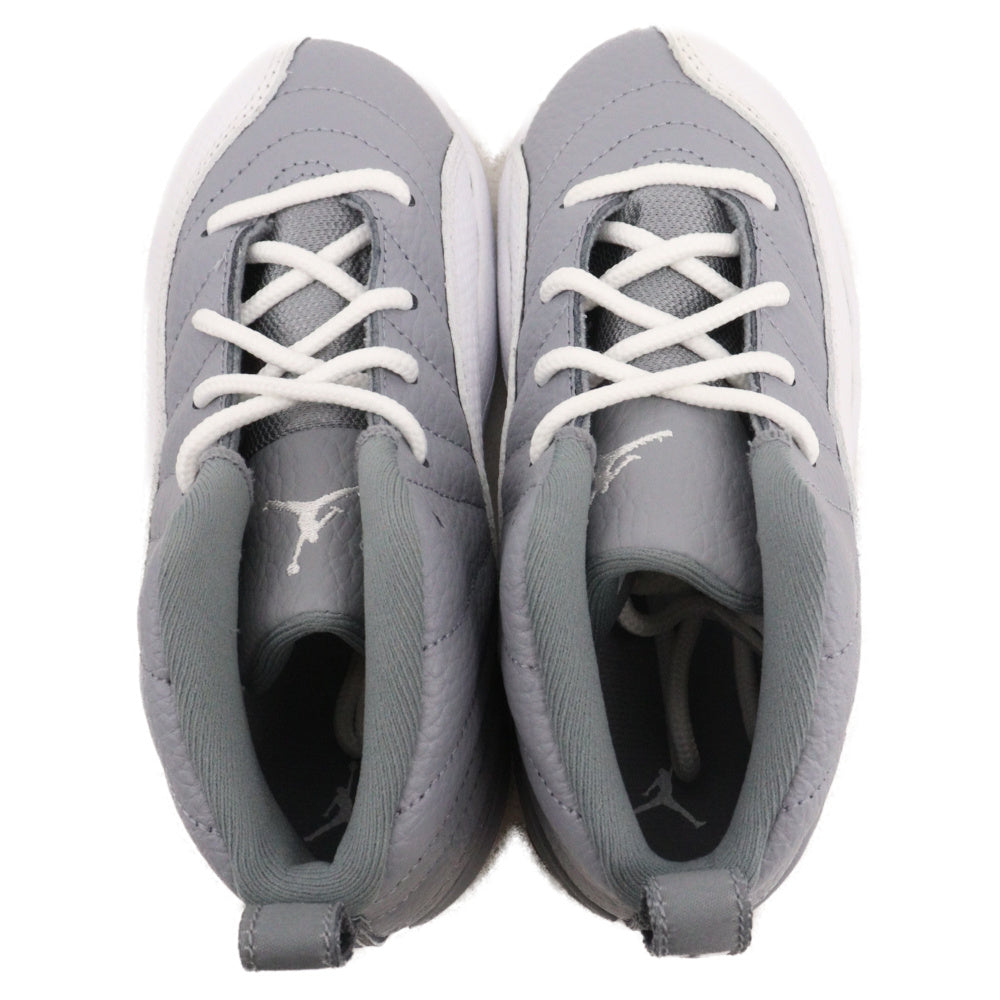NIKE(ナイキ) TD Air Jordan 12 Retro Stealth TD エアジョーダン12 レトロ ステルス ハイカットスニーカー キッズ 850000-015 グレー/ホワイト US10C/16.0cm
