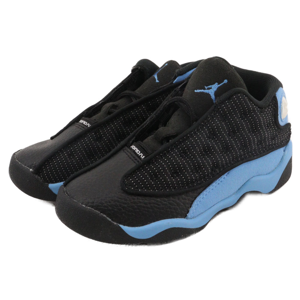 NIKE(ナイキ) TD Air Jordan 13 Black University TDエアジョーダン13 ハイカットスニーカー キッズ 414581-041 ブラック/ブルー US9C/15.0cm
