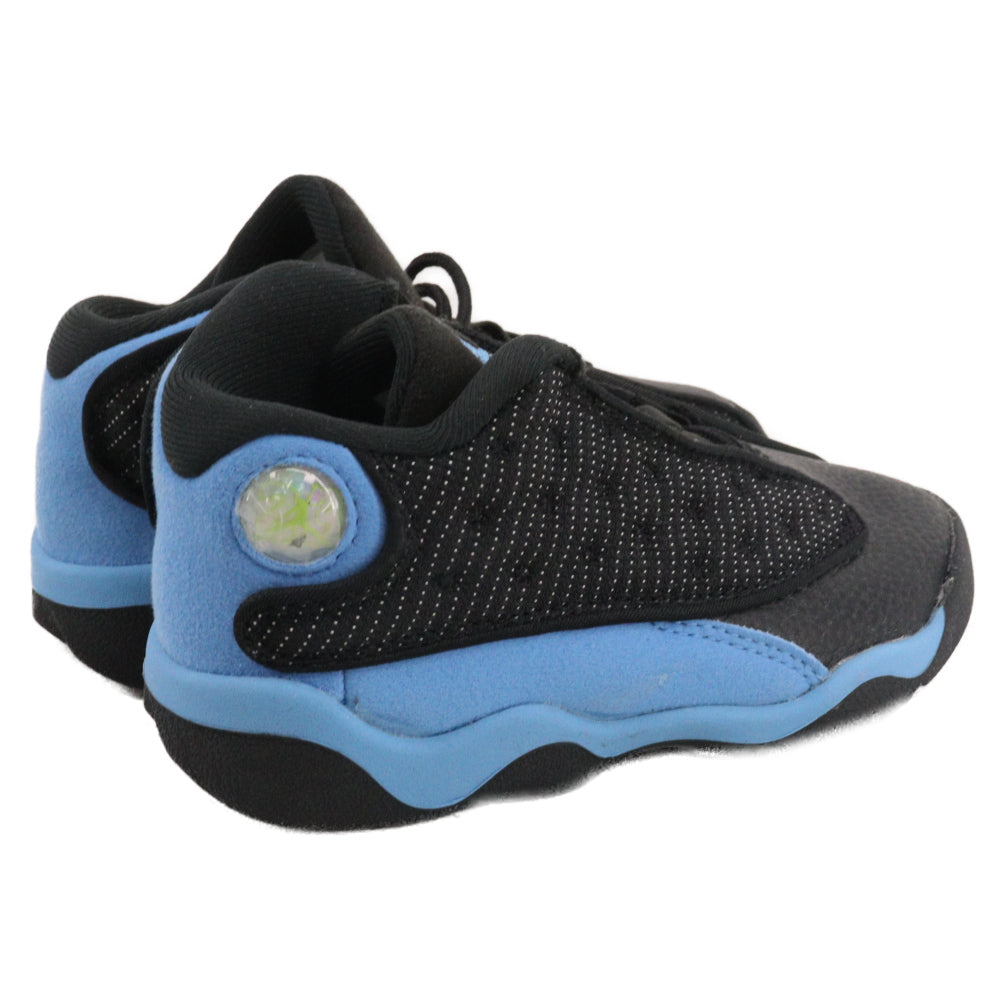 NIKE(ナイキ) TD Air Jordan 13 Black University TDエアジョーダン13 ハイカットスニーカー キッズ 414581-041 ブラック/ブルー US9C/15.0cm