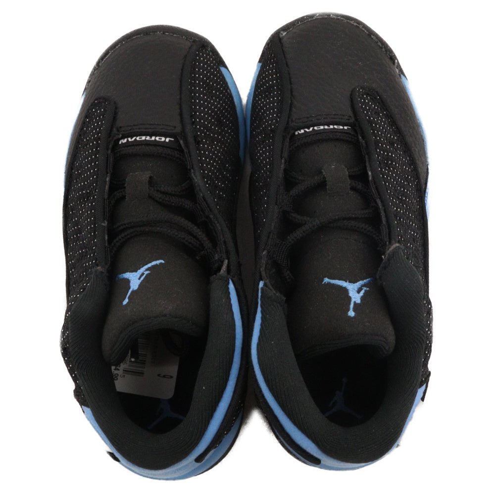 NIKE(ナイキ) TD Air Jordan 13 Black University TDエアジョーダン13 ハイカットスニーカー キッズ 414581-041 ブラック/ブルー US9C/15.0cm