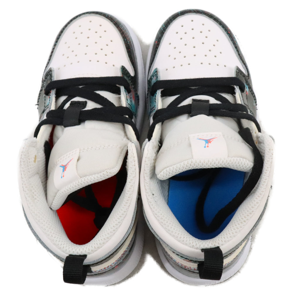 NIKE(ナイキ) TD Air Jordan 1 Mid SE Take Flight TDエアジョーダン1 ミッドカットスニーカー SE テイクフライト BQ6933-114 ホワイト/マルチ キッズ US9C/15.0cm