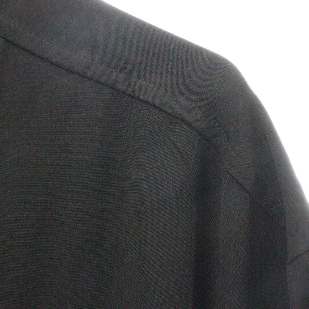 Yohji Yamamoto POUR HOMME(ヨウジヤマモト プールオム) 22SS ノーカラーデザインコートドレス ブラック HG-D01-500