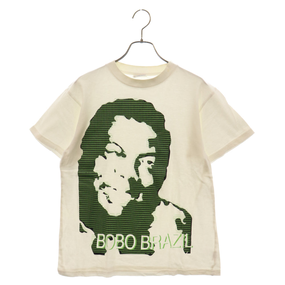 VINTAGE(ヴィンテージ) 00s BOBO BRAZIL ボボブラジル 半袖クルーネックTシャツ ホワイト