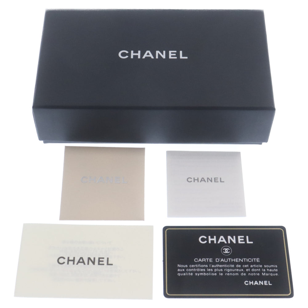 CHANEL(シャネル) マトラッセ ココマーク ラムレザー シルバー金具 6連 キーケース ピンク