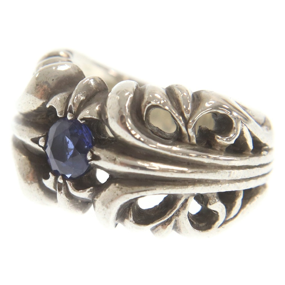 CHROME HEARTS(クロムハーツ) K&T 1PT SAP 1ポイントサファイア シルバーリング 10号