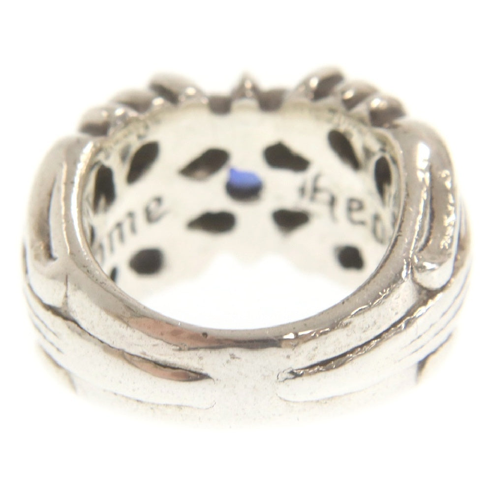 CHROME HEARTS(クロムハーツ) K&T 1PT SAP 1ポイントサファイア シルバーリング 10号