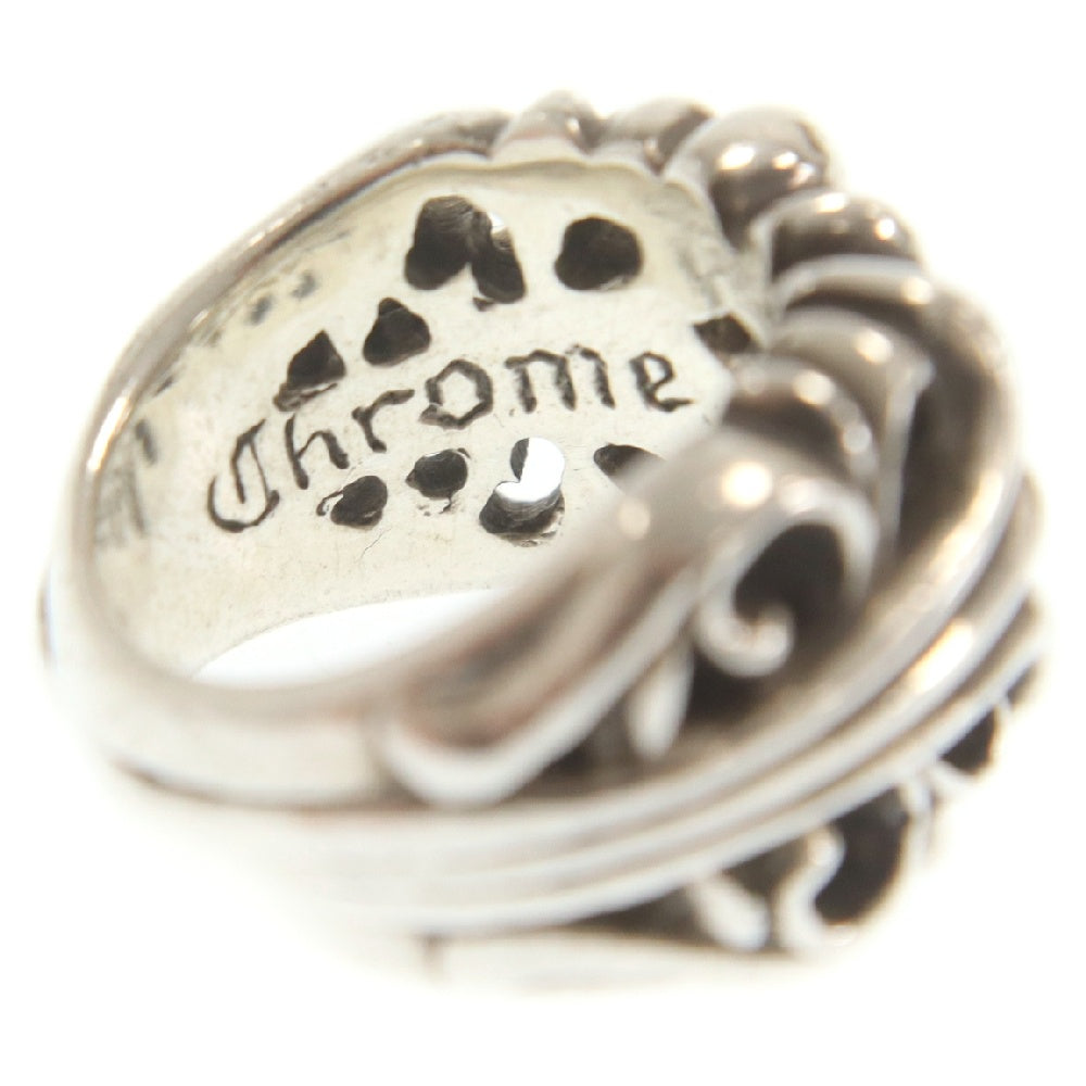 CHROME HEARTS(クロムハーツ) K&T 1PT SAP 1ポイントサファイア シルバーリング 10号