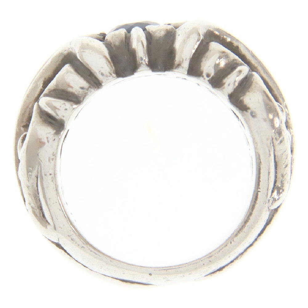 CHROME HEARTS(クロムハーツ) K&T 1PT SAP 1ポイントサファイア シルバーリング 10号