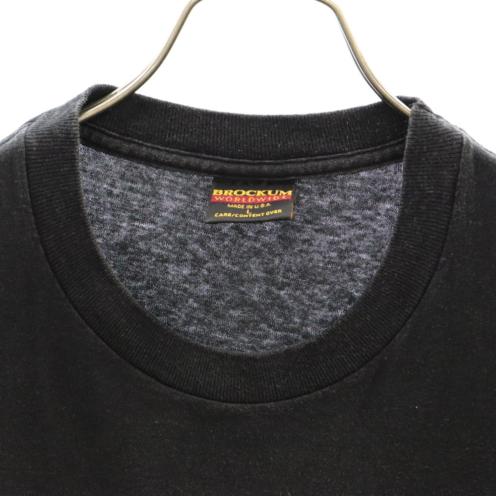 VINTAGE(ヴィンテージ) 90s PHIL COLLINS T-shirt フィル コリンズ フォト プリント クルーネック 半袖Tシャツ ブラック