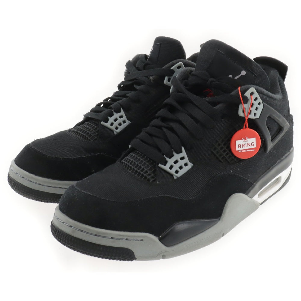 NIKE(ナイキ) Air Jordan 4 SE Black and Light Steel エアジョーダン4 SE ブラック アンド ライト スティール ハイカットスニーカー シューズ DH7138-006 US10.5/28.5cm