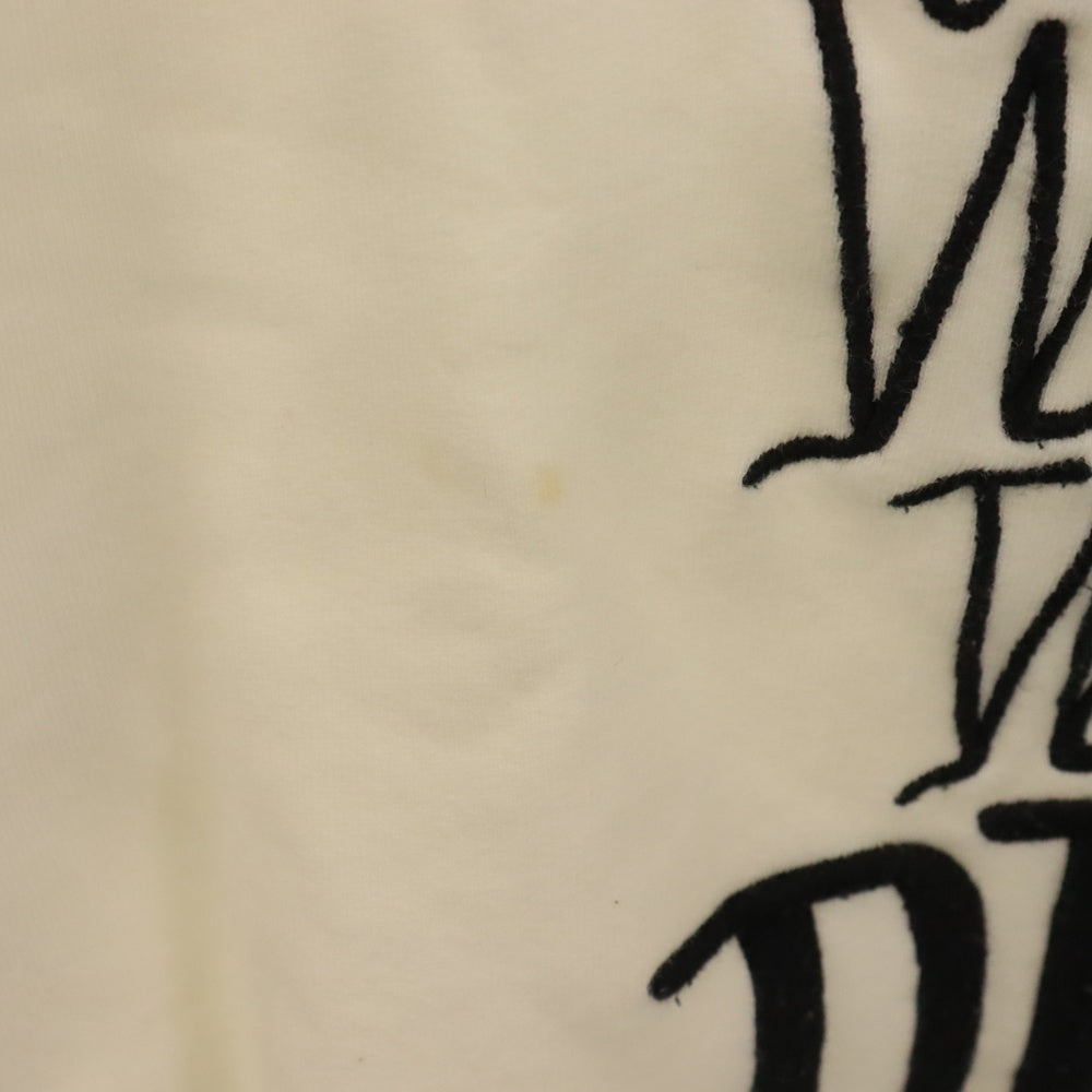 Dior HOMME(ディオールオム) 20AW ×Stussy SHOCK THE WORLD LOGO ショーン・ステューシー ショック ザ ワールド プルオーバー パーカー 033J646A0531 ホワイト