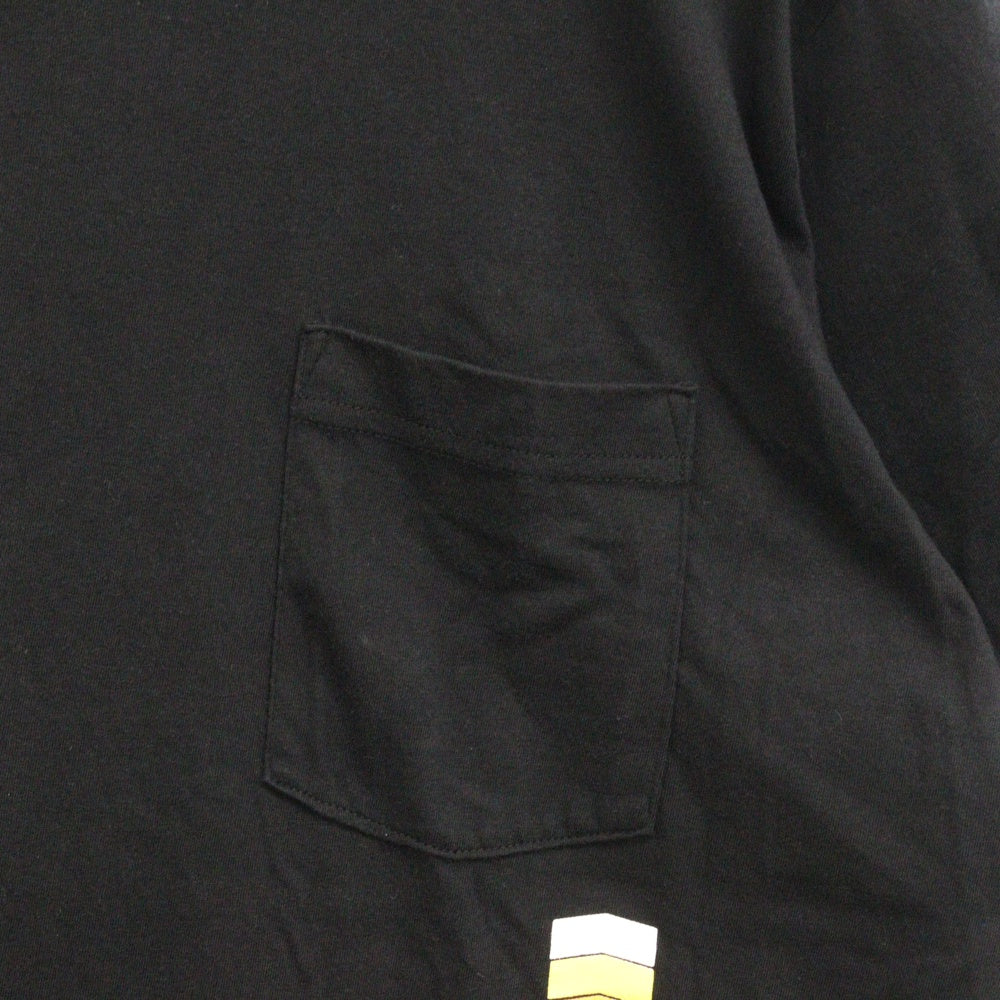 CHROME HEARTS(クロムハーツ) Neon Bar Logo S/S Tee カリフォルニア限定 ネオンバー ロゴ プリント 半袖Tシャツ カットソー ブラック