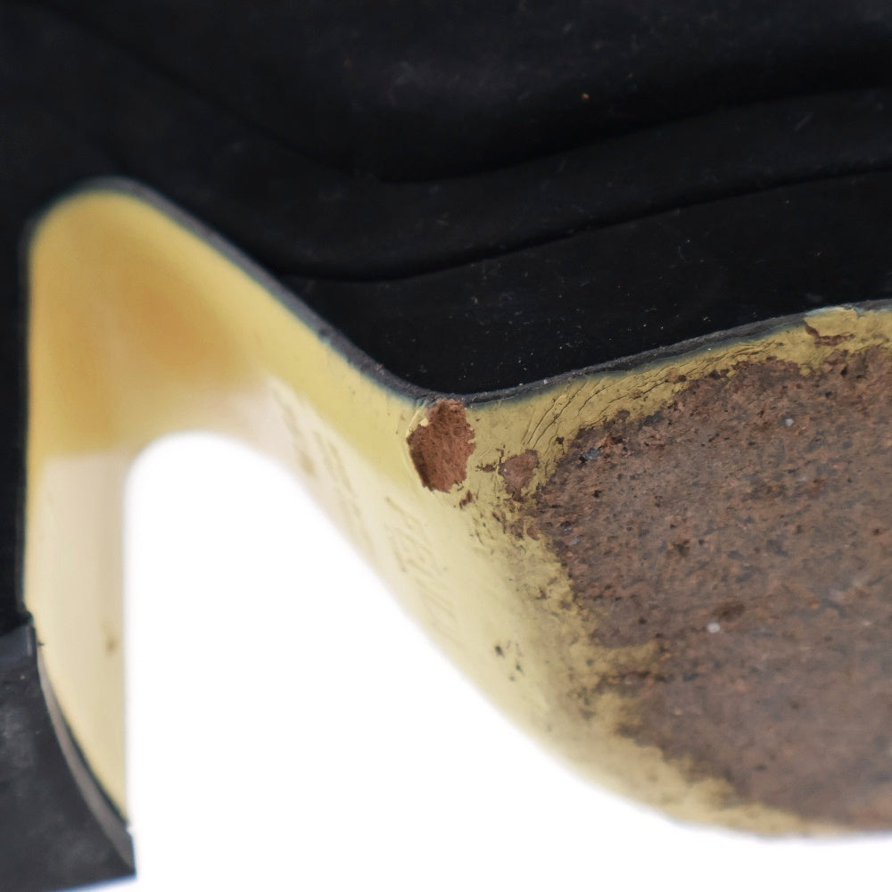 FENDI(フェンディ) Suede Wave Platform Mules スウェード ミュール レディース ブラック