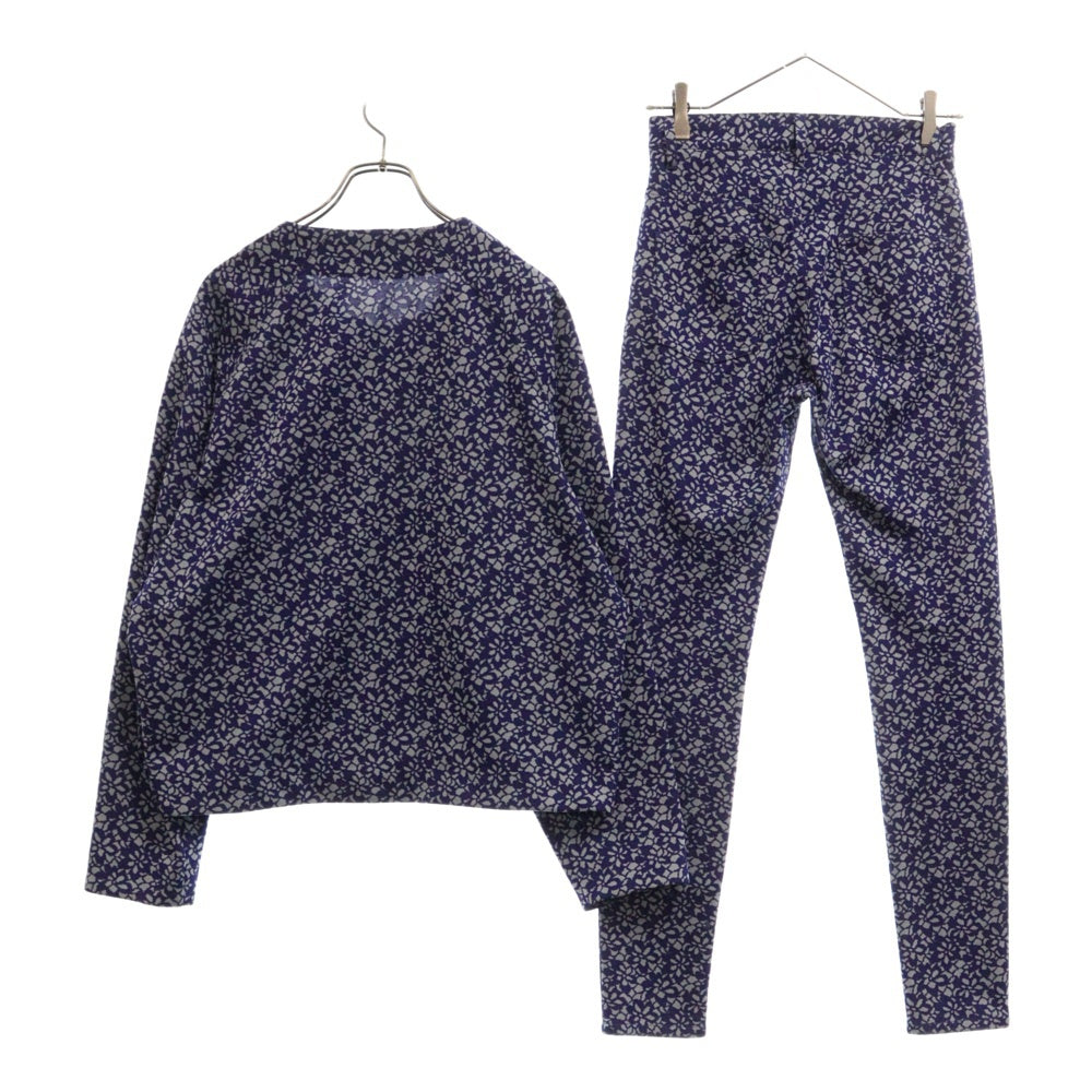 Needles(ニードルス) 22SS TRACK JACKET-POLY JQ SKINNY PANTS ジップアップブルゾン スキニーパンツ パープル KP215 KP217 レディース