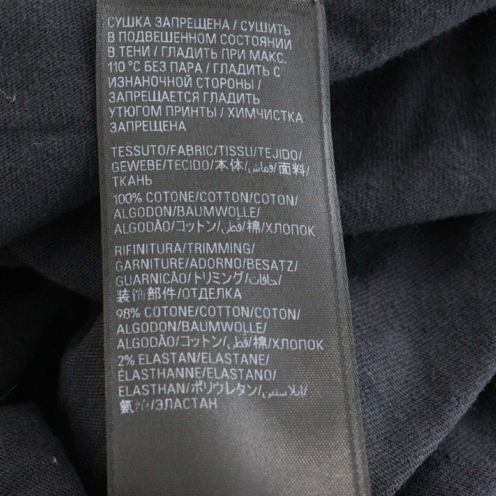 BALENCIAGA(バレンシアガ) 24SS DIY METAL オーバーサイズ メタルロゴプリント 半袖Tシャツ カットソー ブラック 641675 TPV03
