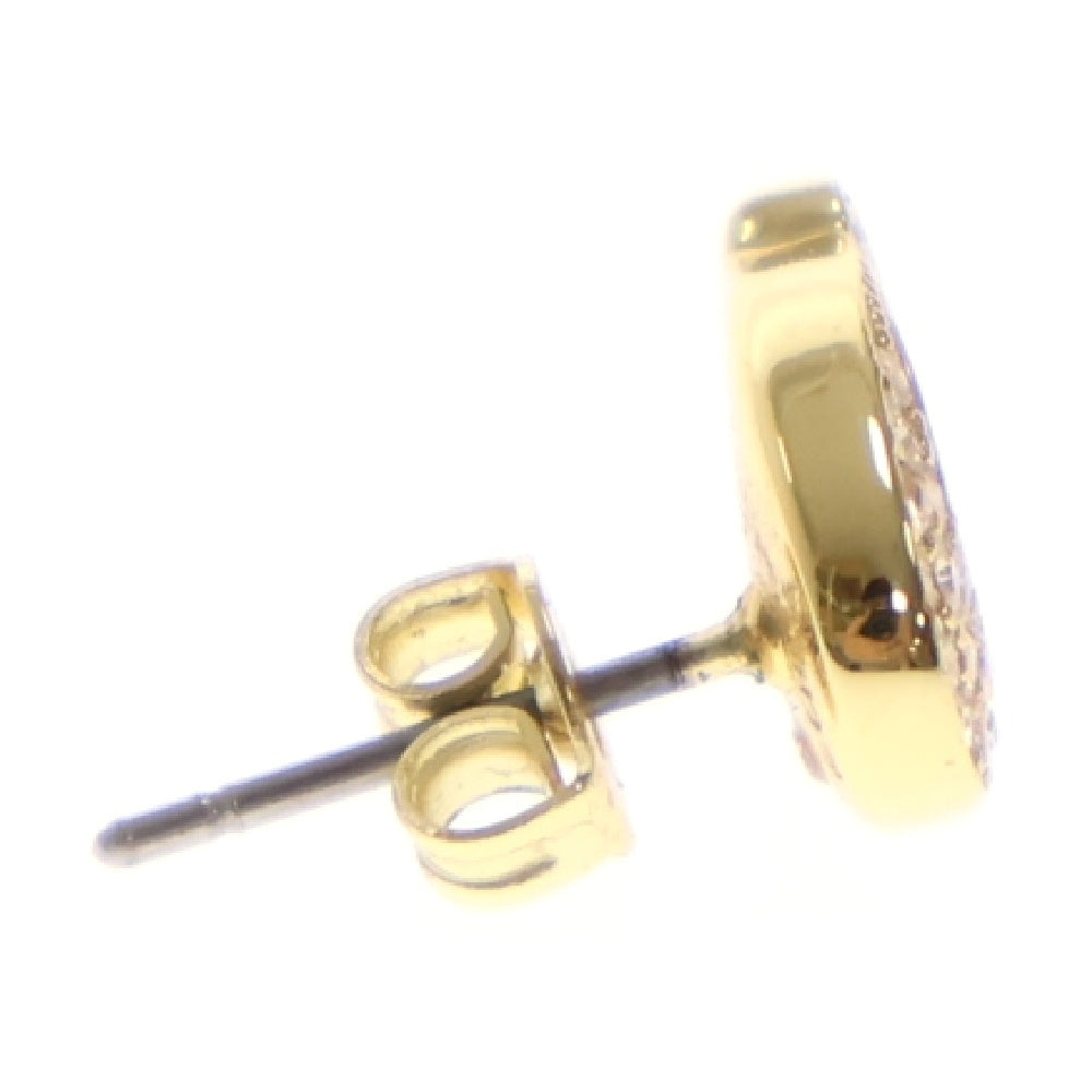COACH(コーチ) SIGNATURE HUGGIE STUD PIAS EARRINGS ストーン スタッドピアス ゴールド F29824 レディース