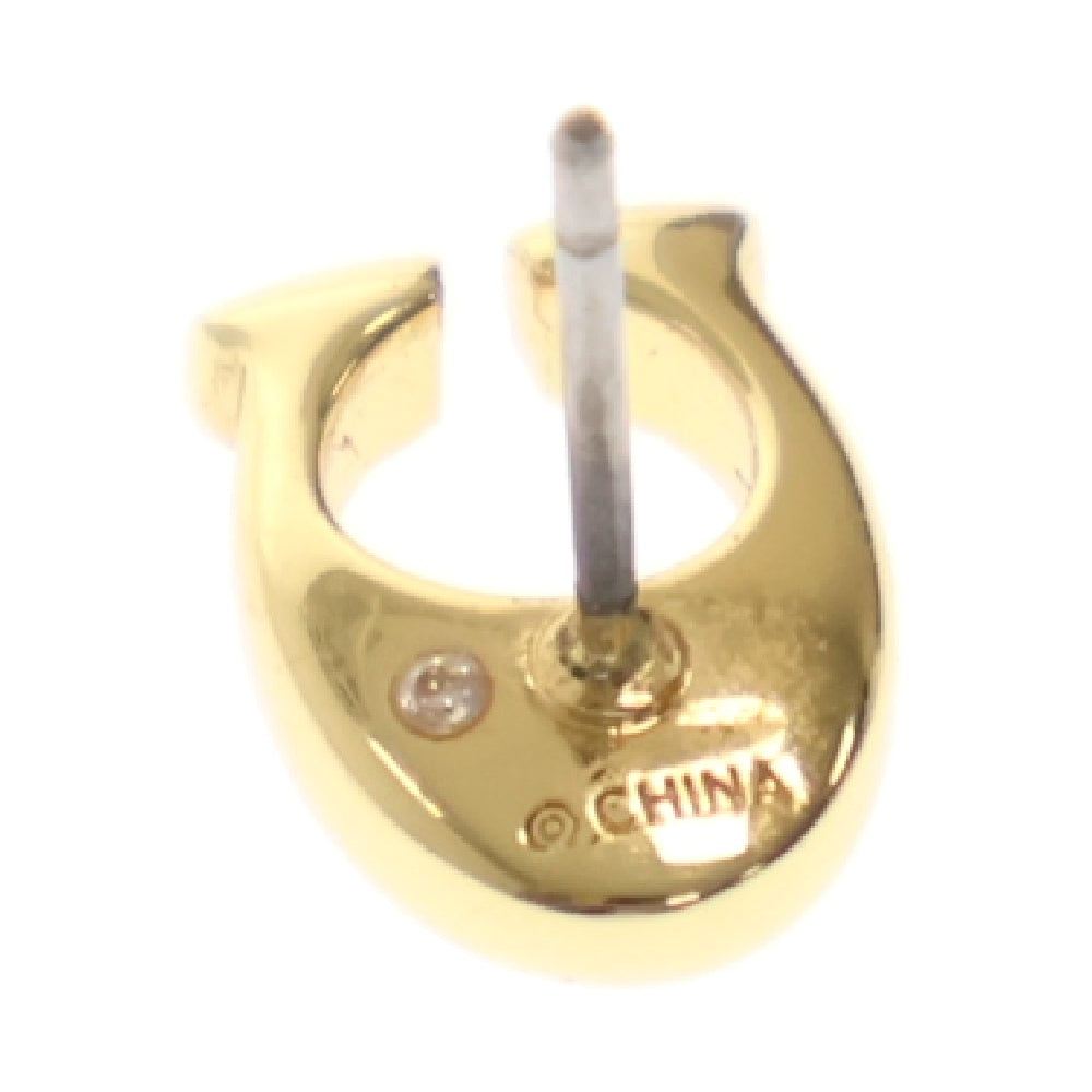 COACH(コーチ) SIGNATURE HUGGIE STUD PIAS EARRINGS ストーン スタッドピアス ゴールド F29824 レディース