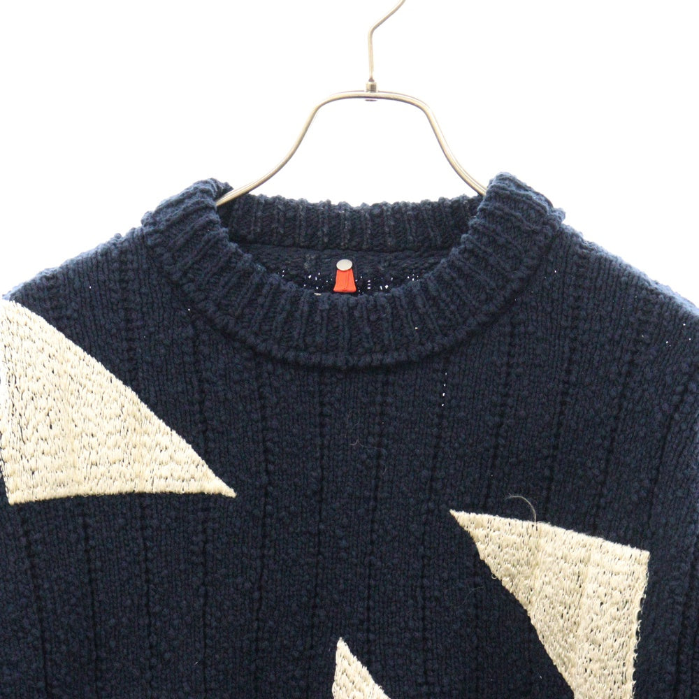 OAMC(オーエーエムシー) Modular Sweater OAMU750467 モドゥラー ニットセーター ネイビー