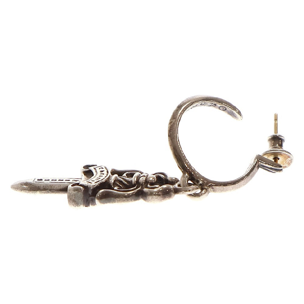 CHROME HEARTS(クロムハーツ) No5 DAGGER #5 ダガーフープ シルバーピアス シルバー