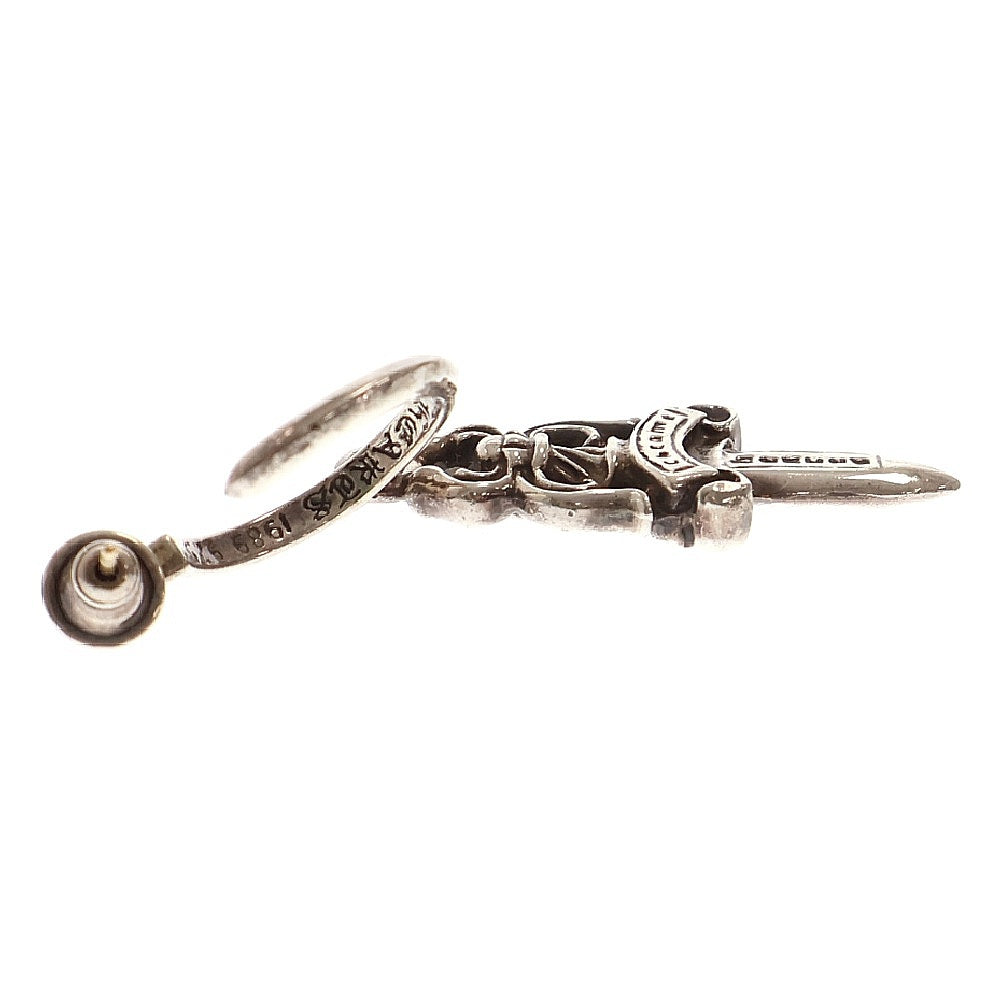 CHROME HEARTS(クロムハーツ) No5 DAGGER #5 ダガーフープ シルバーピアス シルバー