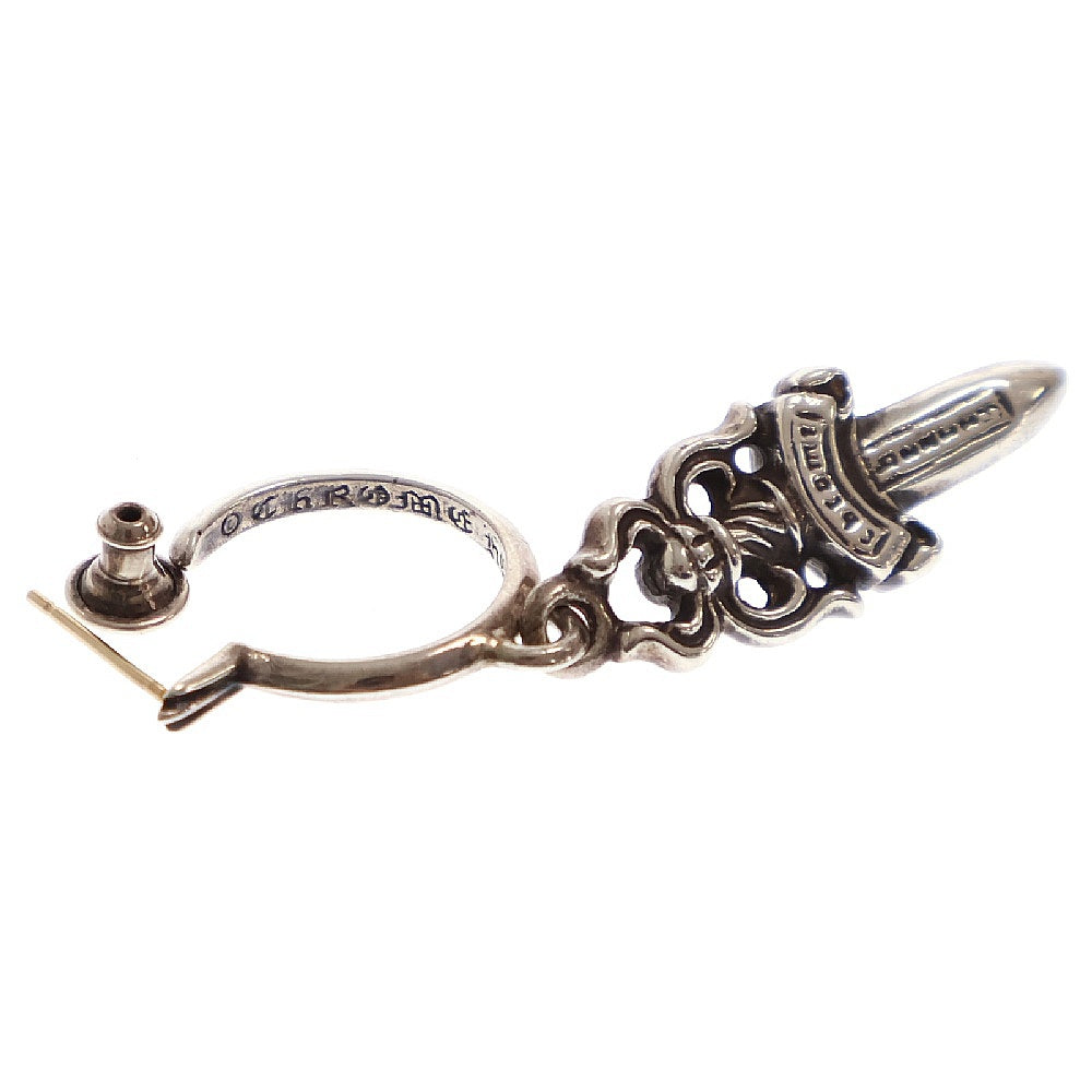 CHROME HEARTS(クロムハーツ) No5 DAGGER #5 ダガーフープ シルバーピアス シルバー