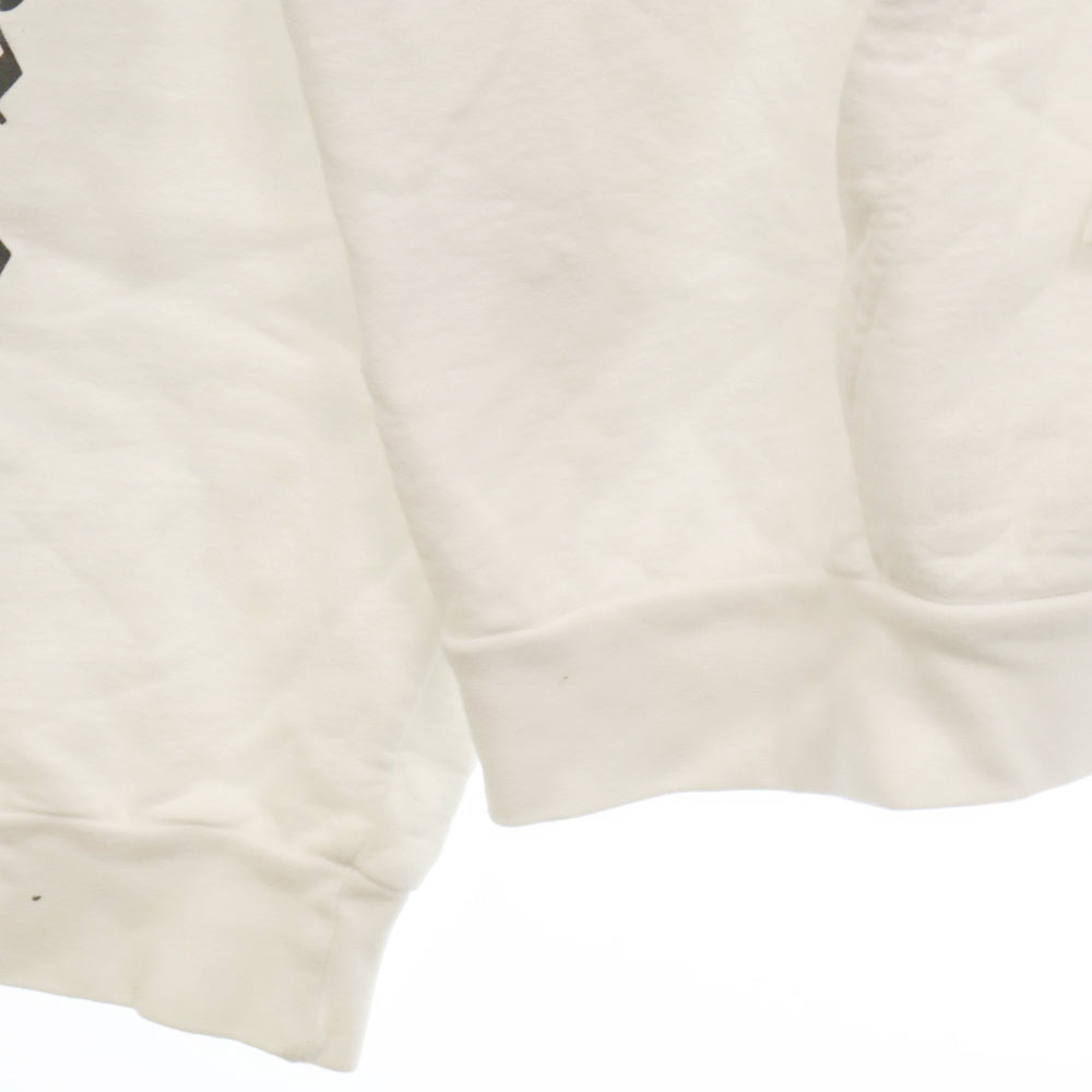 CHROME HEARTS(クロムハーツ) SWTSHRT HD ZIP 袖ロゴバックプリントジップアップパーカー ホワイト