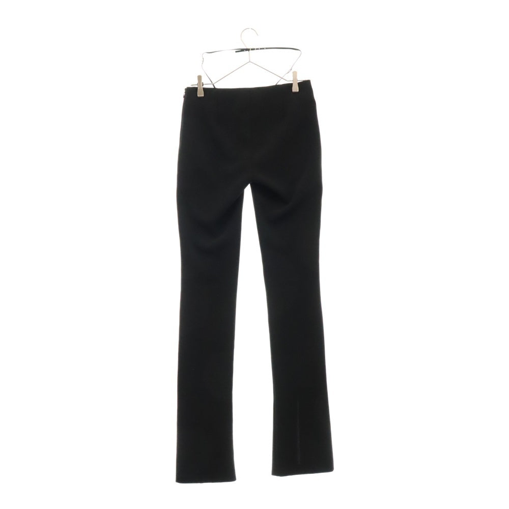 DSQUARED2(ディースクエアード) Strap-Detail Flared Trousers ストラップ フレアスラックスパンツ ブラック S80KA0030S60567 レディース