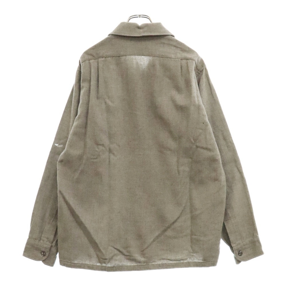 PENDLETON(ペンドルトン) 70s USA製 開襟 ボードシャツ 長袖シャツ グレー
