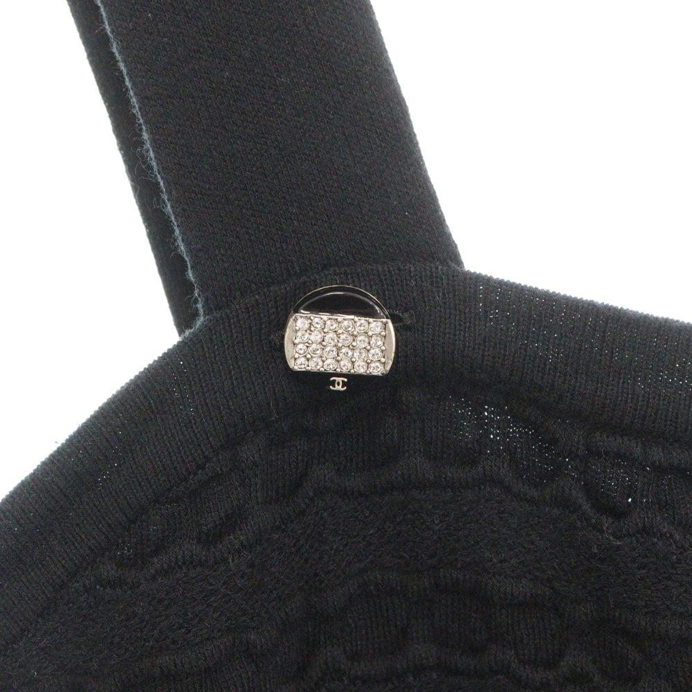 CHANEL(シャネル) ラインストーンココマーク ニットキャミソール ブラック レディース P42978K04356