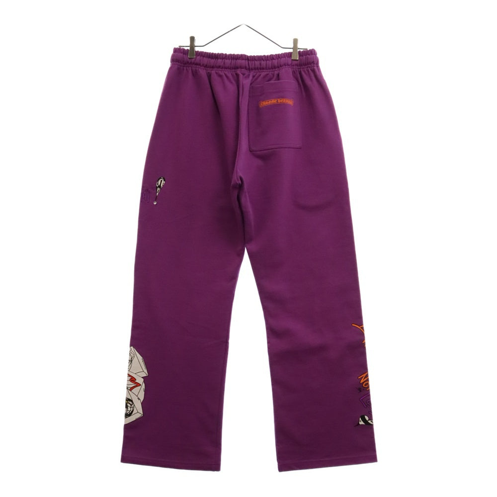 CHROME HEARTS(クロムハーツ) ×MATTY BOY I WANT MORE NOT LESS AN THAT'S THAT SWTPANTS マッティボーイ プリントスウェットパンツ パープル