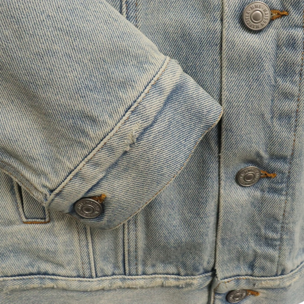 MM6 Maison Margiela(エムエムシックスメゾンマルジェラ) 24AW DENIM JACKET デニムジャケット レディース S62AN0131 S30589 インディゴブルー