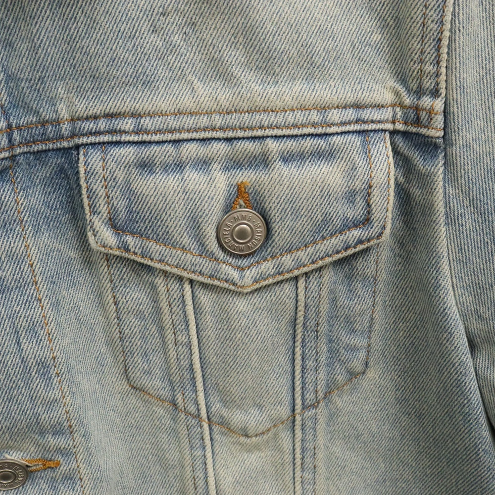 MM6 Maison Margiela(エムエムシックスメゾンマルジェラ) 24AW DENIM JACKET デニムジャケット レディース S62AN0131 S30589 インディゴブルー