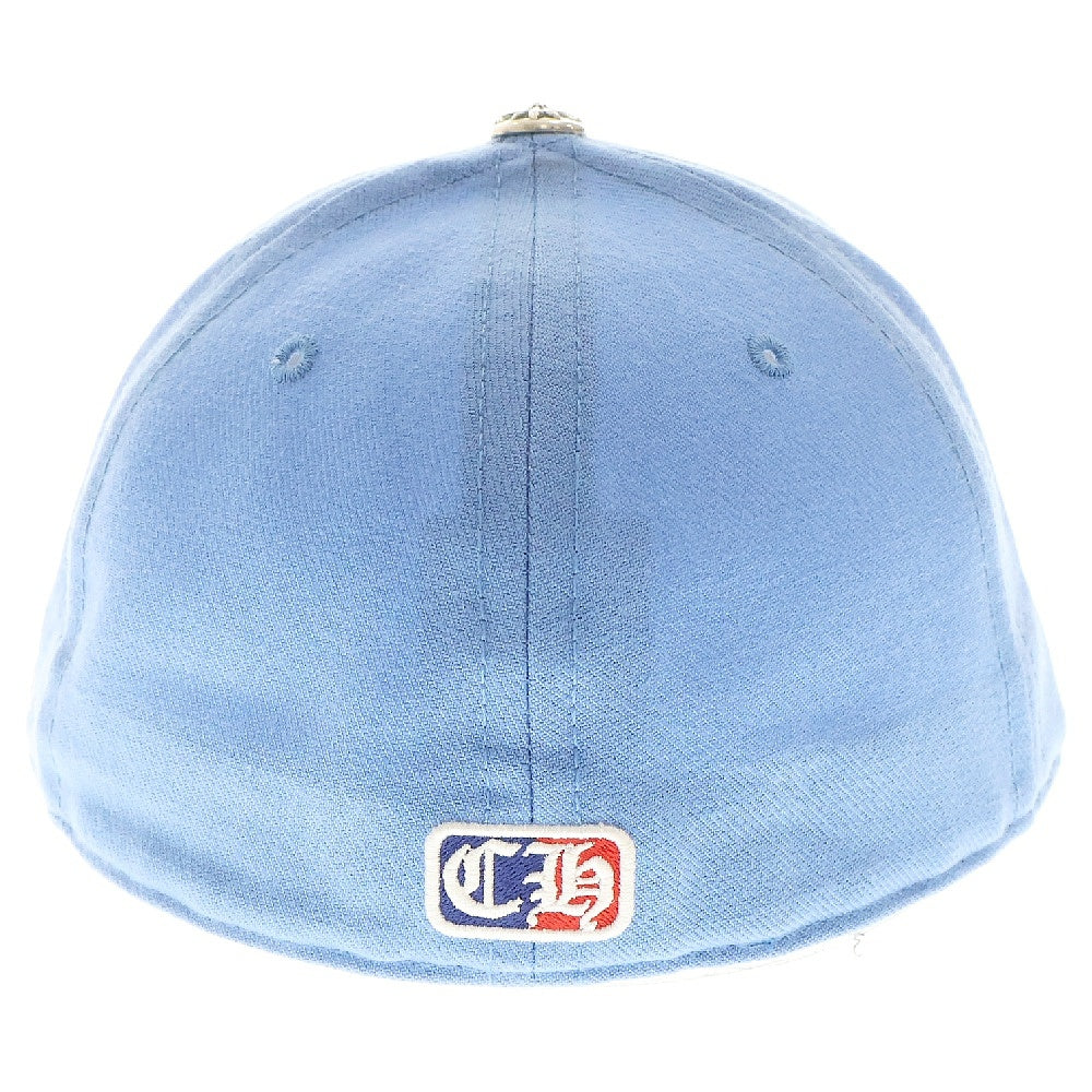 CHROME HEARTS(クロムハーツ) CH HAT ハートロゴ刺繍ベースボールキャップ帽子 ライトブルー