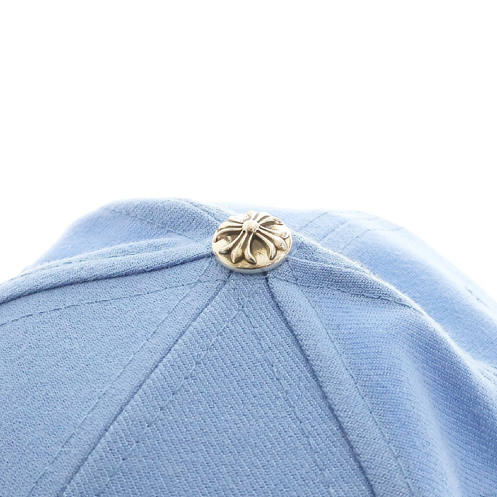 CHROME HEARTS(クロムハーツ) CH HAT ハートロゴ刺繍ベースボールキャップ帽子 ライトブルー