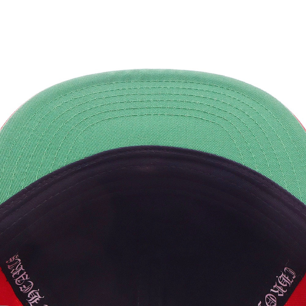 CHROME HEARTS(クロムハーツ) CH HAT ハートロゴ刺繍ベースボールキャップ帽子 レッド