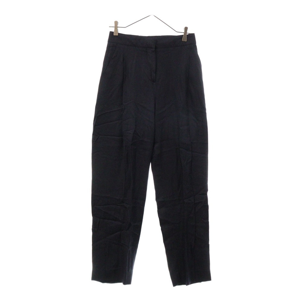 VICTORIA BECKHAM(ヴィクトリアベッカム) レーヨン スラックスパンツ ネイビー R20WTR000389A レディース