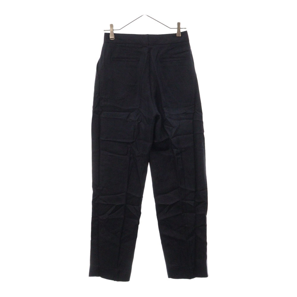 VICTORIA BECKHAM(ヴィクトリアベッカム) レーヨン スラックスパンツ ネイビー R20WTR000389A レディース