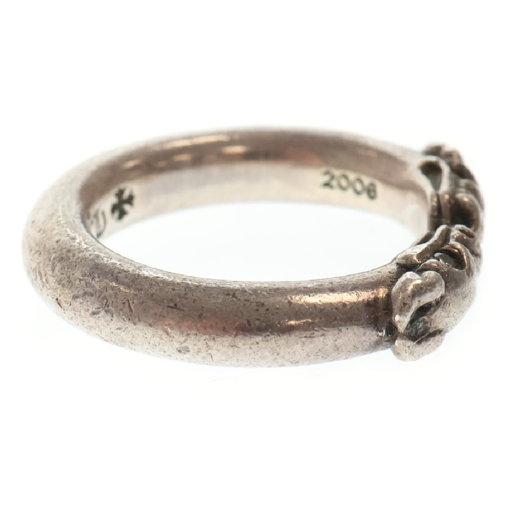 CHROME HEARTS(クロムハーツ) BANGLE DOUBLE DOG EYE AFTER DIA ダブルドッグ アイアフターダイヤ シルバーリング 19号
