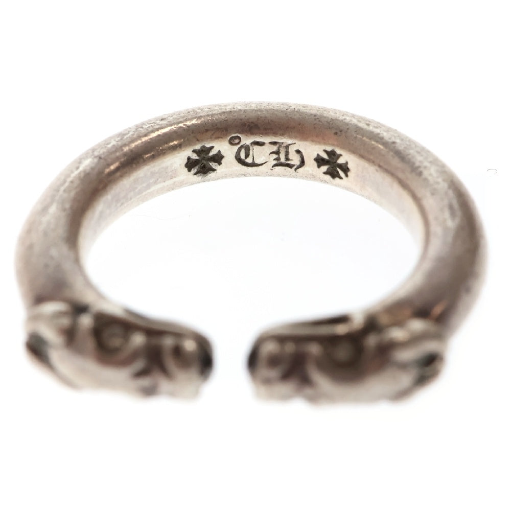 CHROME HEARTS(クロムハーツ) BANGLE DOUBLE DOG EYE AFTER DIA ダブルドッグ アイアフターダイヤ シルバーリング 19号