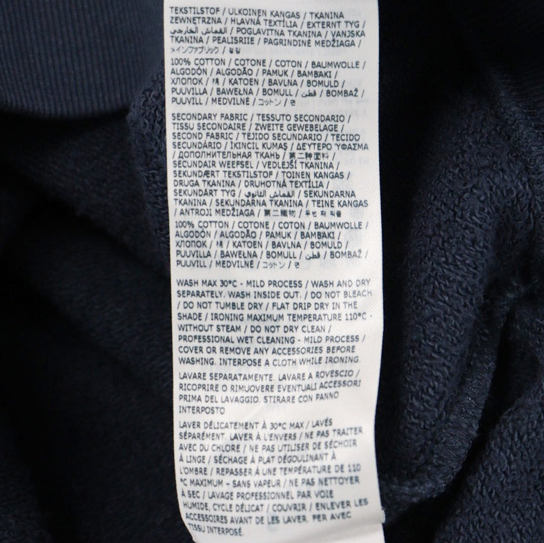 Maison Martin Margiela(メゾンマルタンマルジェラ) 24SS ロゴ刺繍 クルーネックスウェットシャツ トレーナー S50GU0215 ネイビー