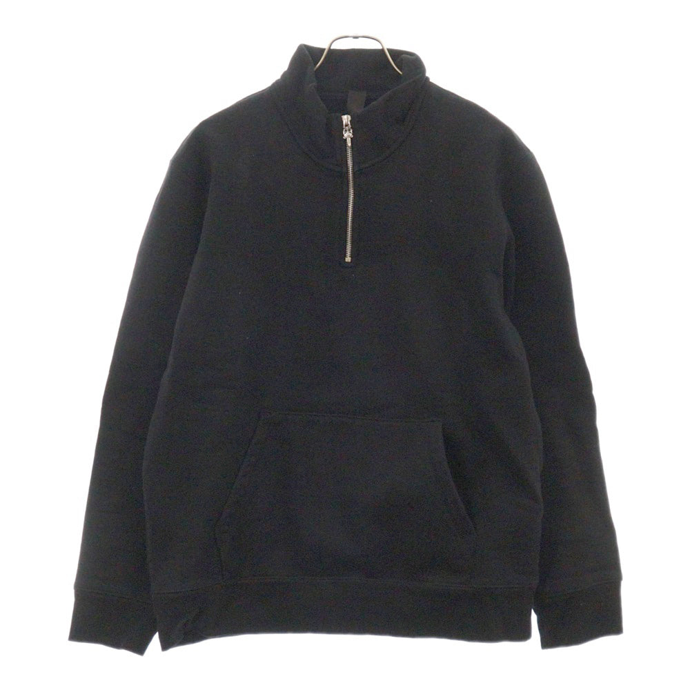 CHROME HEARTS(クロムハーツ) U SAILIN ON 1 2 ZP ラベル付きトリプルクロス ハーフジップスウェットトレーナー ブラック