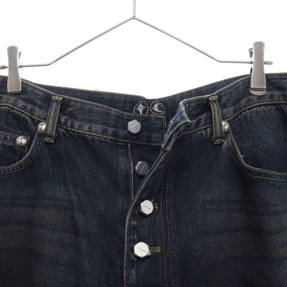 THUG CLUB(サグクラブ) CHIMERA PANTS キメラ バギーデニムパンツ インディゴ TC24PT2002