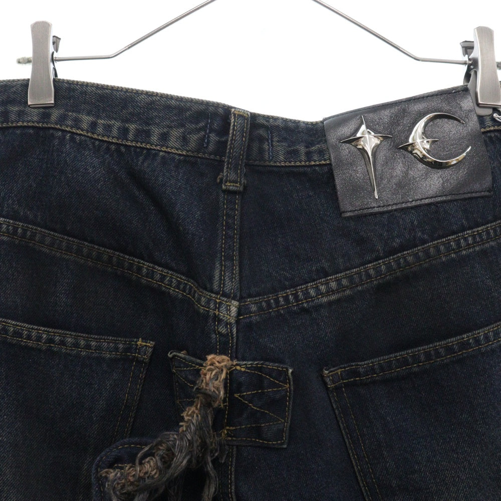 THUG CLUB(サグクラブ) CHIMERA PANTS キメラ バギーデニムパンツ インディゴ TC24PT2002
