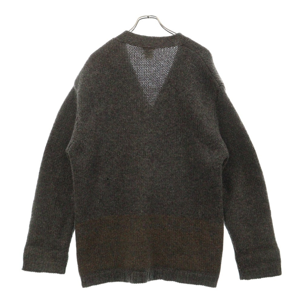 DRIES VAN NOTEN(ドリスヴァンノッテン) ライカ期 ウール 5B ニットカーディガン 3651-6021 グレー