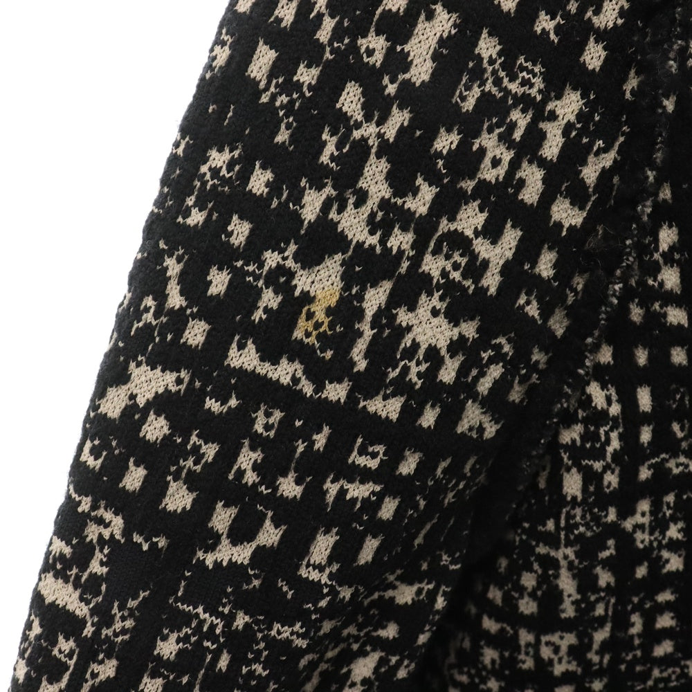 LANVIN(ランバン) ツイード コートジャケット ブラック/ホワイト レディース RW-CO3101-MA04-A15